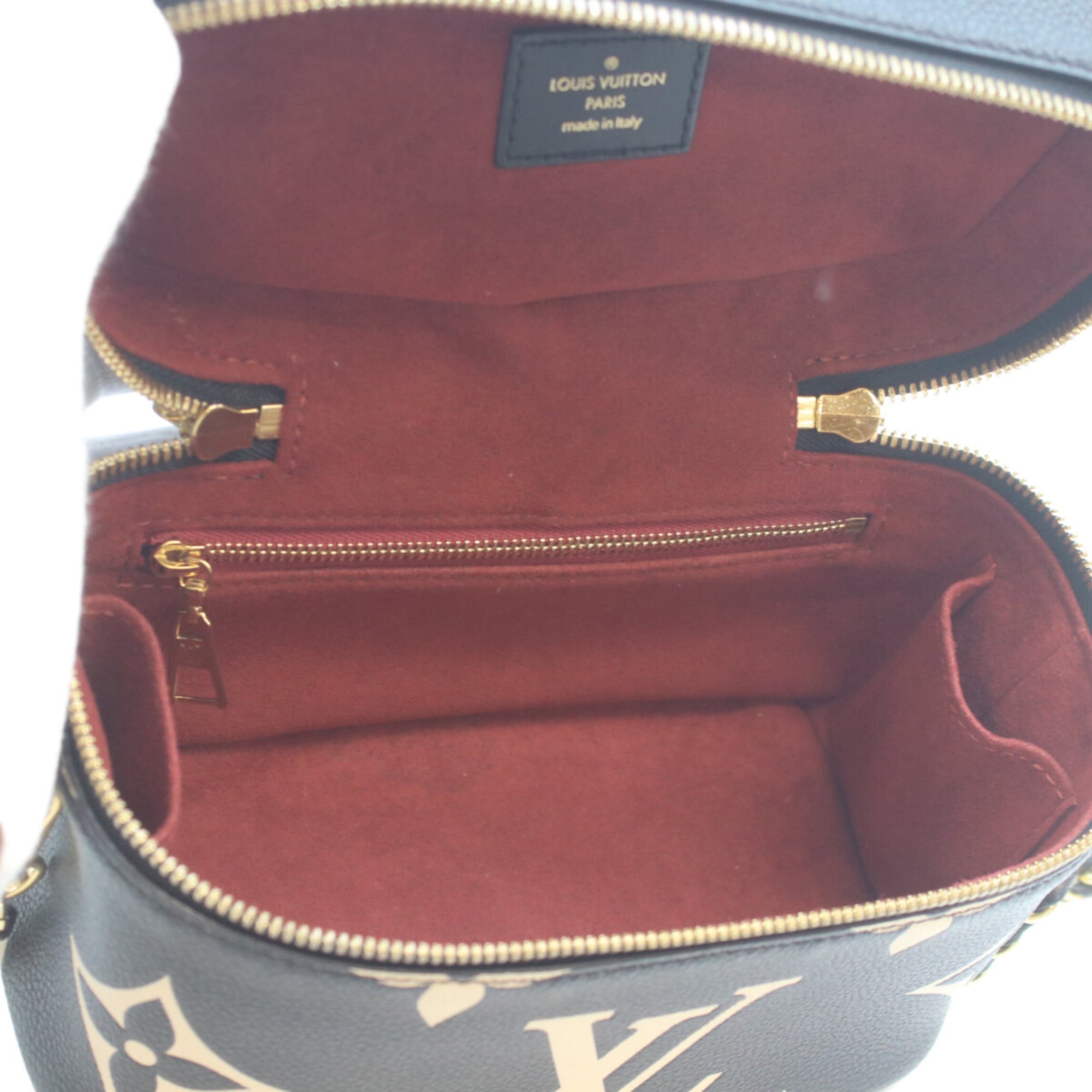 Louis Vuitton Black Noir Monogram Empreinte Shoulder Bag
