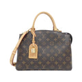 Louis Vuitton Marron Coated Canvas Handbag