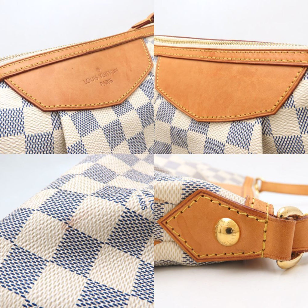 Louis Vuitton Damier Azur Damier Azur Canvas Shoulder Bag