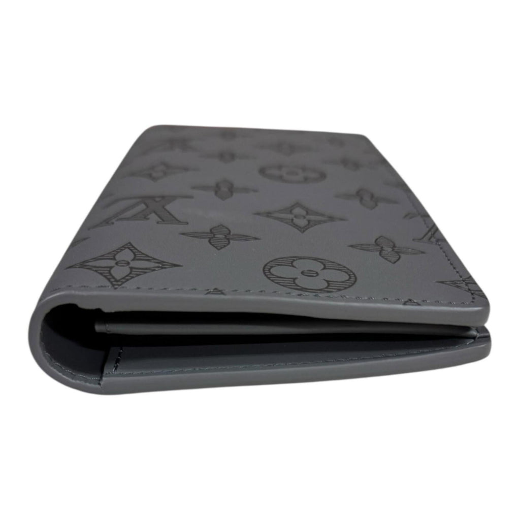 Louis Vuitton Gray Monogram Shadow Long Wallet