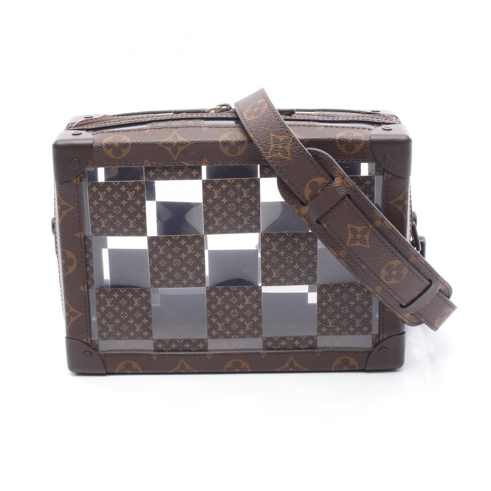 Louis Vuitton Brown Coated Canvas Pvc Shoulder Bag