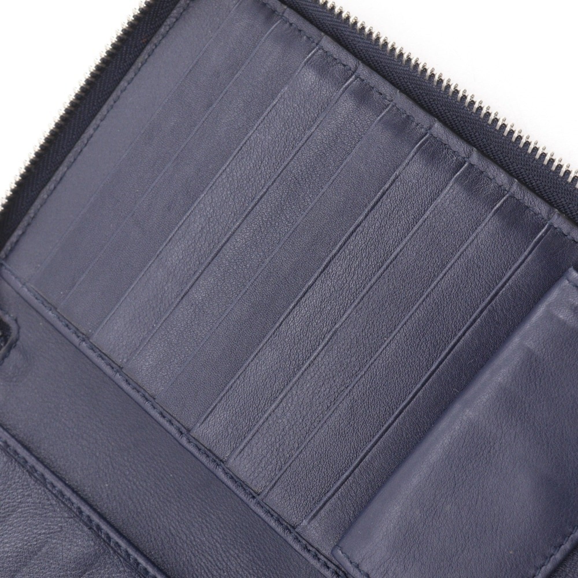 Gucci Black Leather Long Wallet (Bi-Fold) (Pre-Owned)