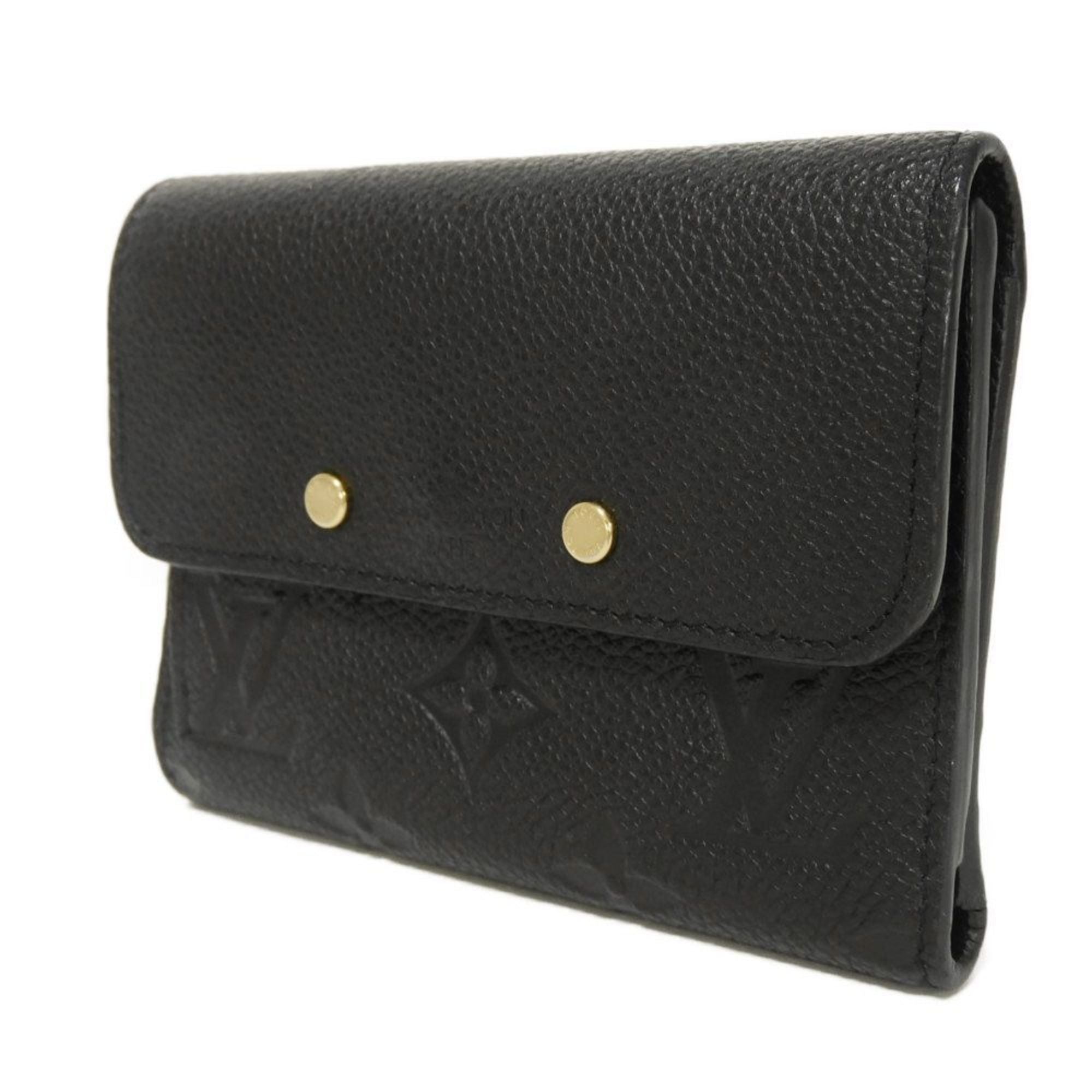 Louis Vuitton Monogram Empreinte Black Noir Monogram Empreinte Wallet (Tri-Fold)
