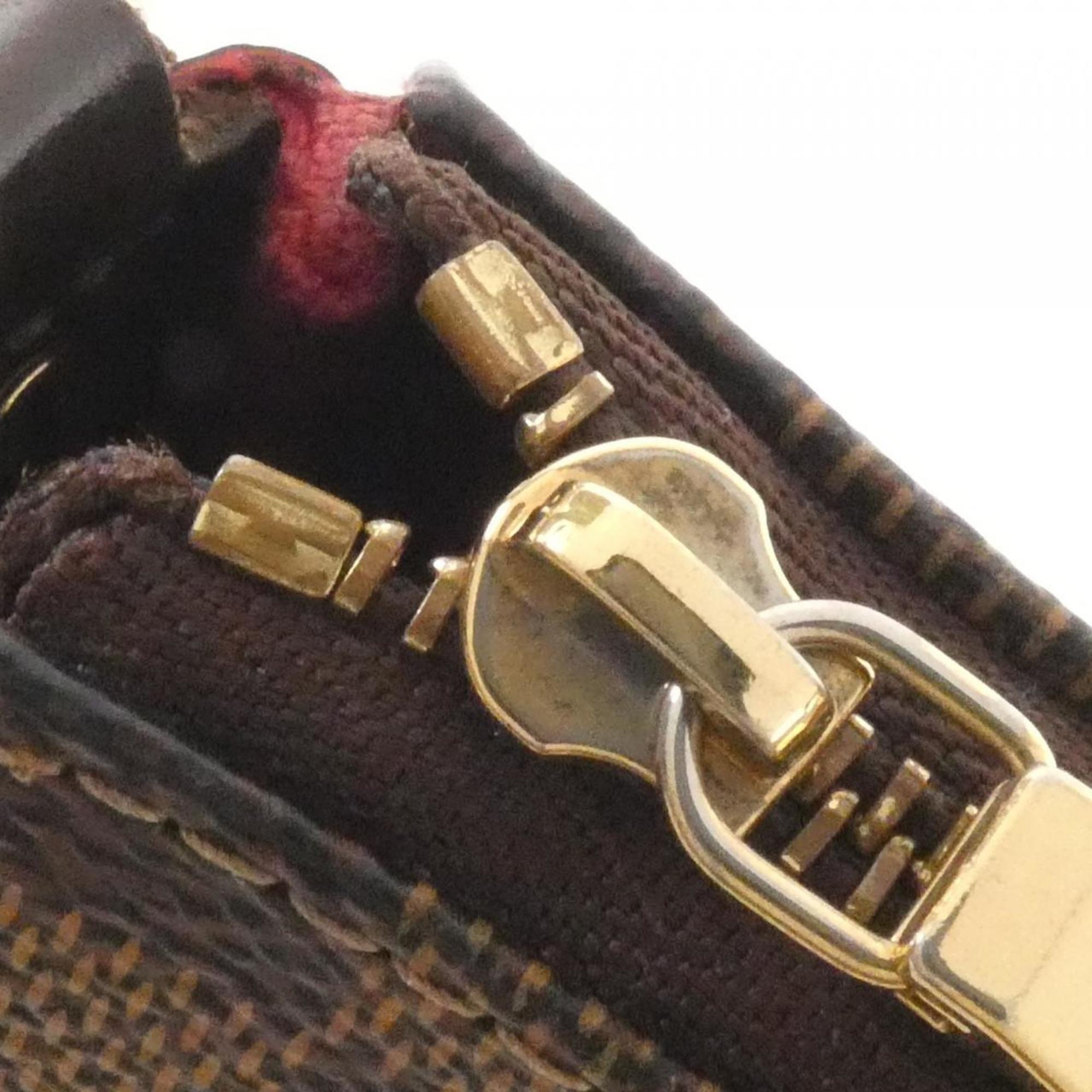 Louis Vuitton Brown Coated Canvas Shoulder Bag