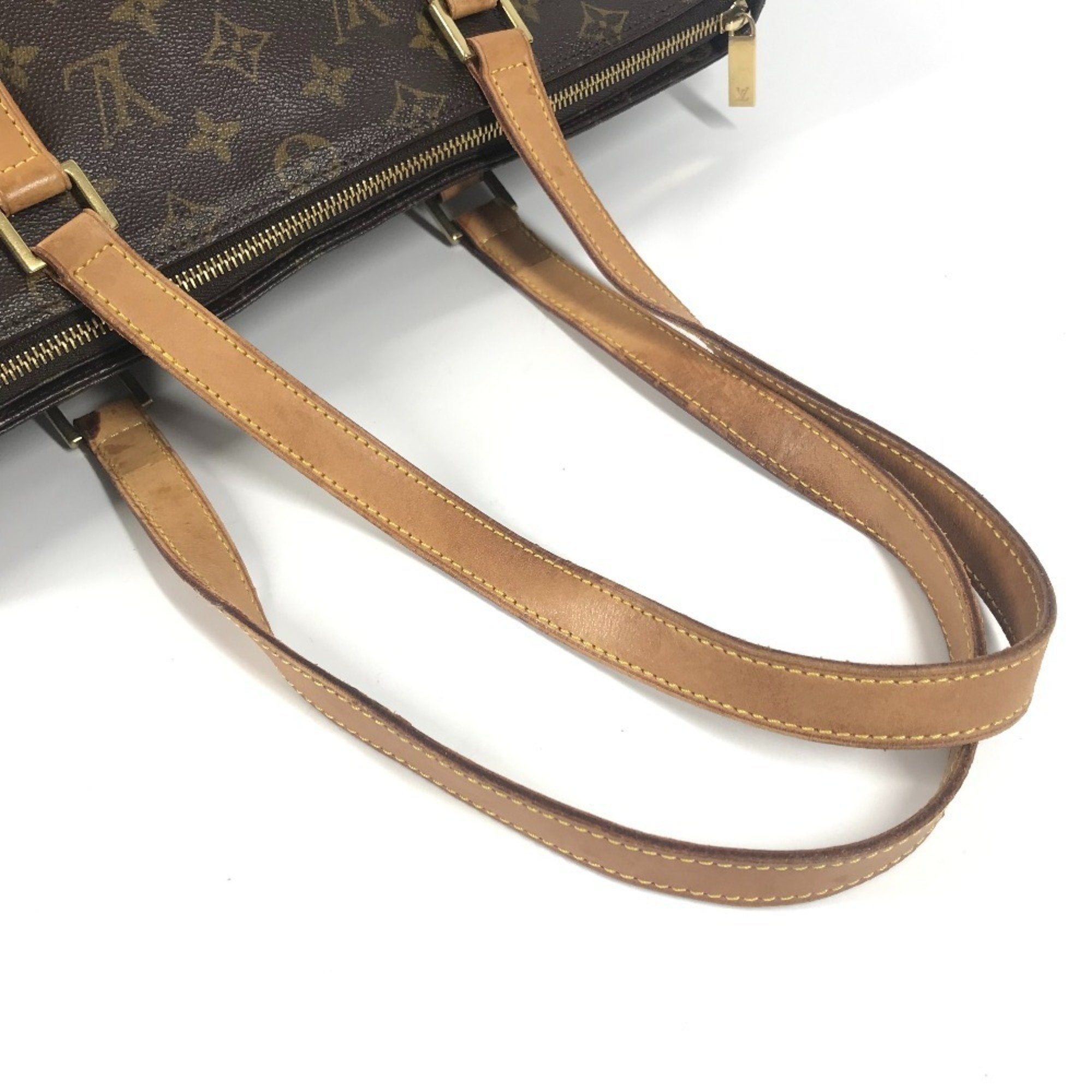 Louis Vuitton Brown Monogram Canvas Shoulder Bag Tote Bag