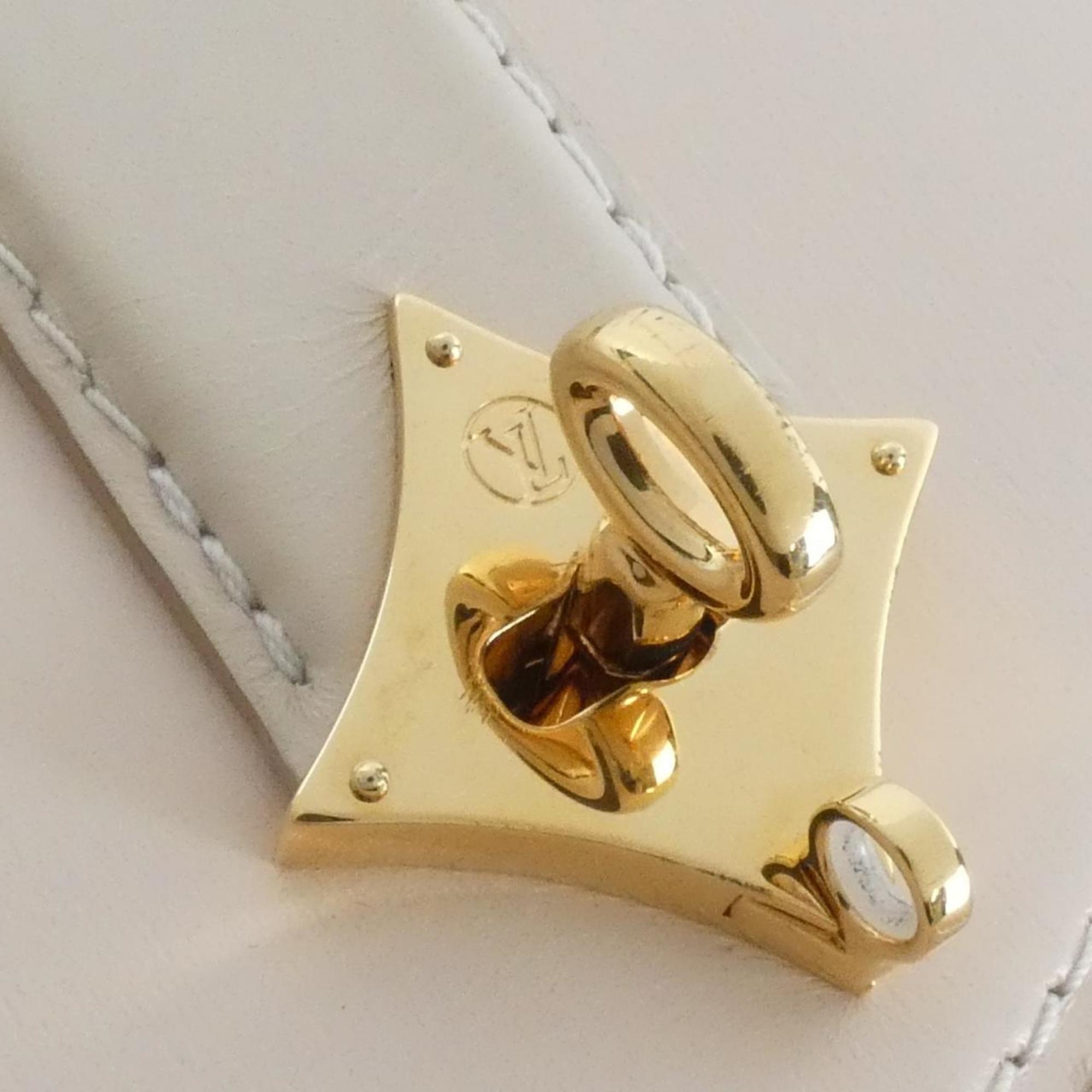 Louis Vuitton Cream Leather Handbag