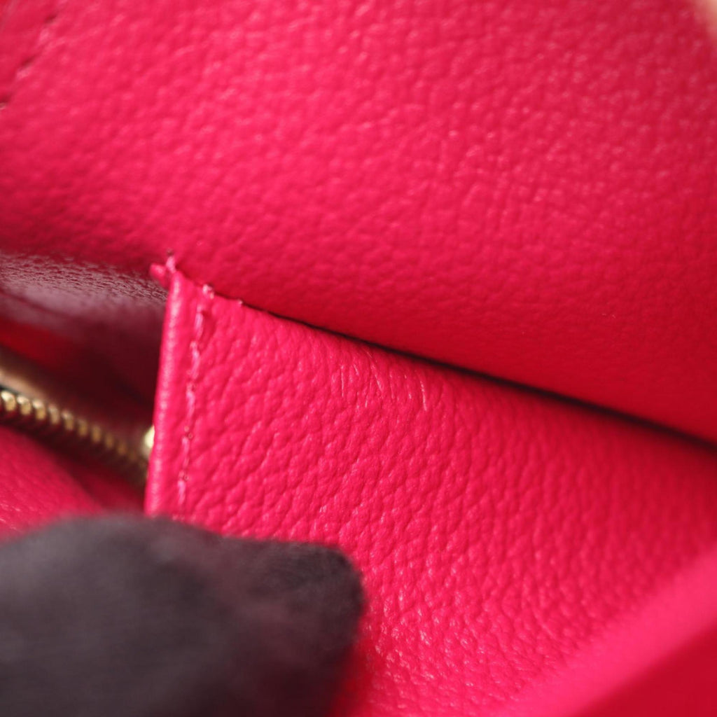 Louis Vuitton Pink Leather Pvc Pouch