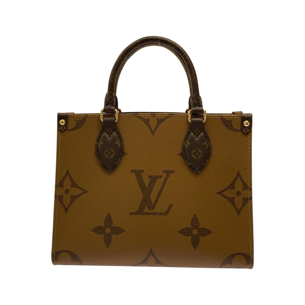 Louis Vuitton Marron Coated Canvas Handbag Pouch