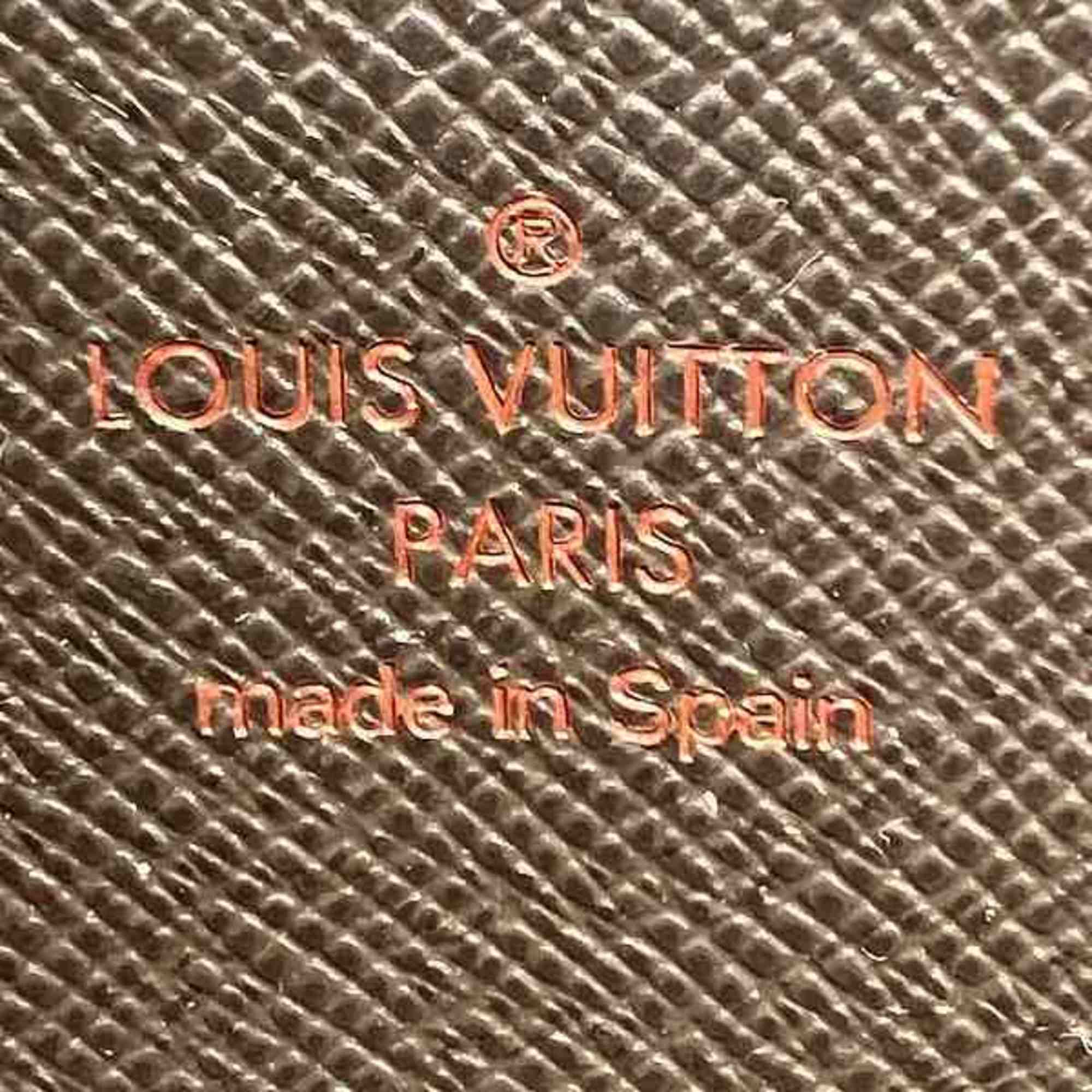 Louis Vuitton Brown Damier Canvas Long Wallet