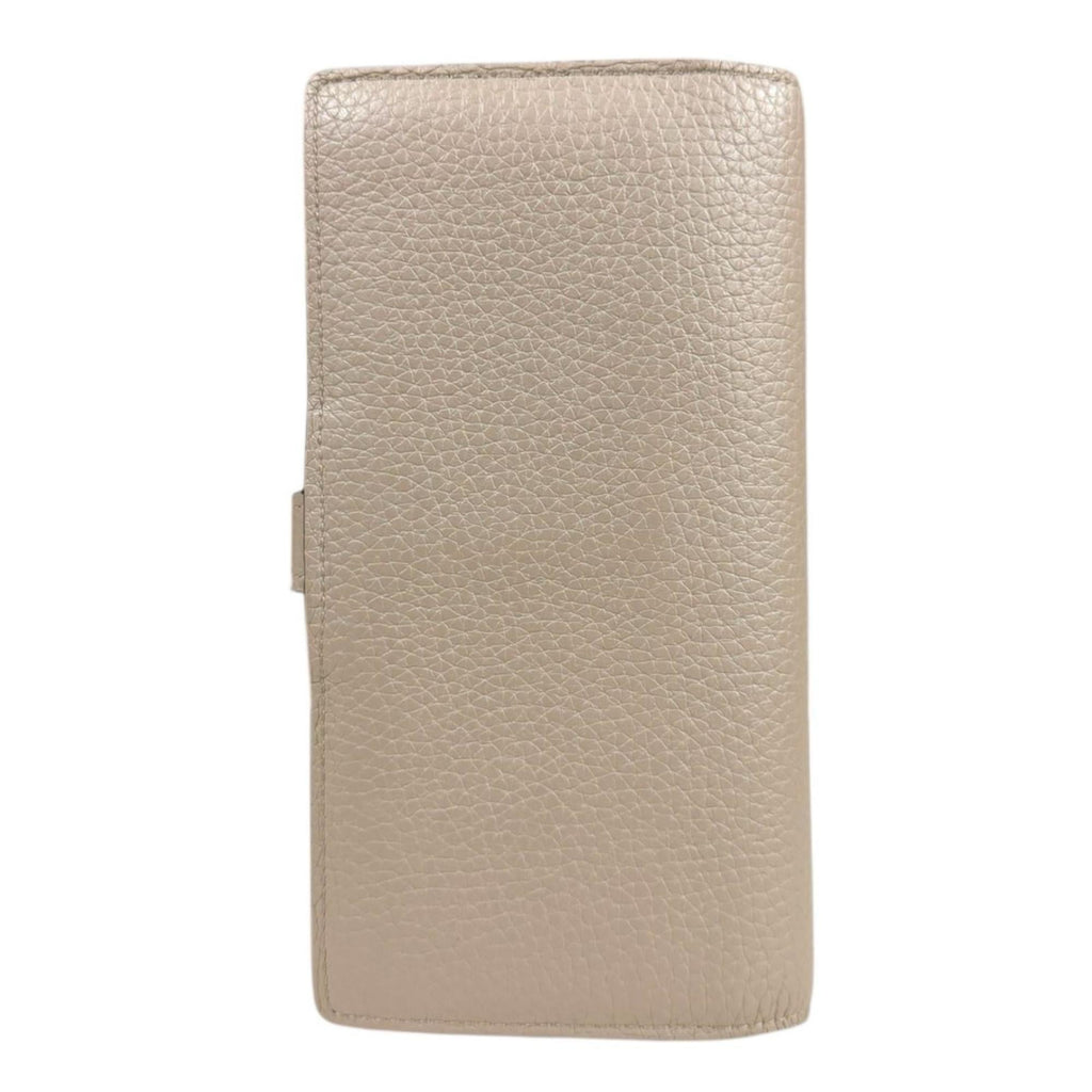 Louis Vuitton Beige Leather Long Wallet