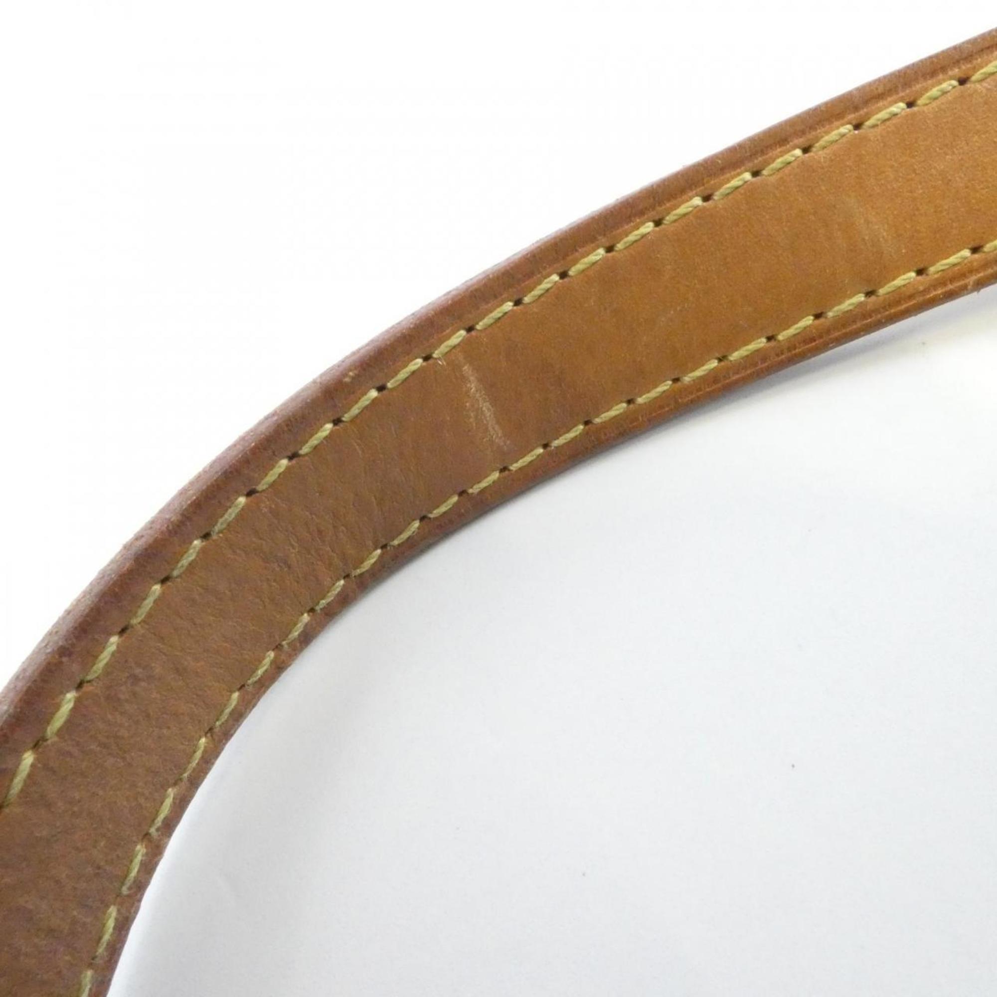 Louis Vuitton Marron Coated Canvas Handbag