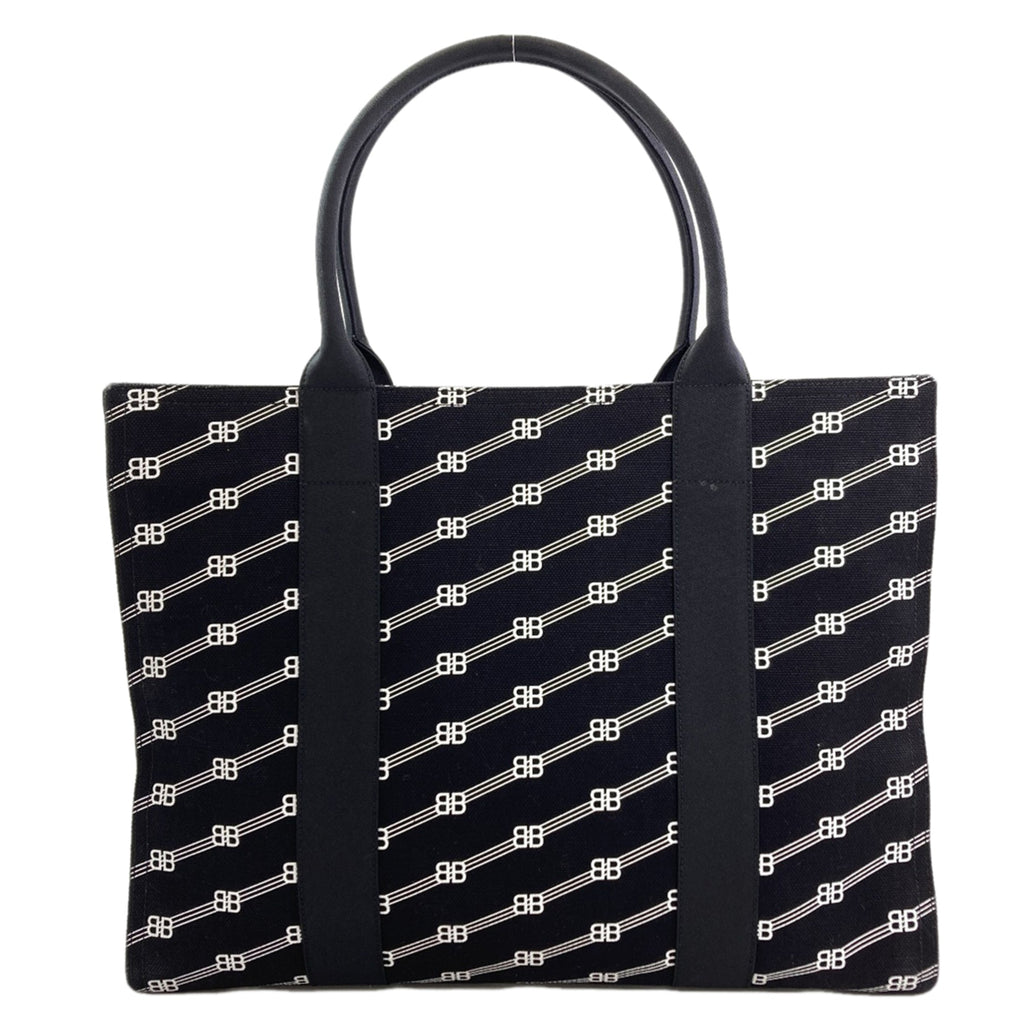 Balenciaga Black Canvas Tote