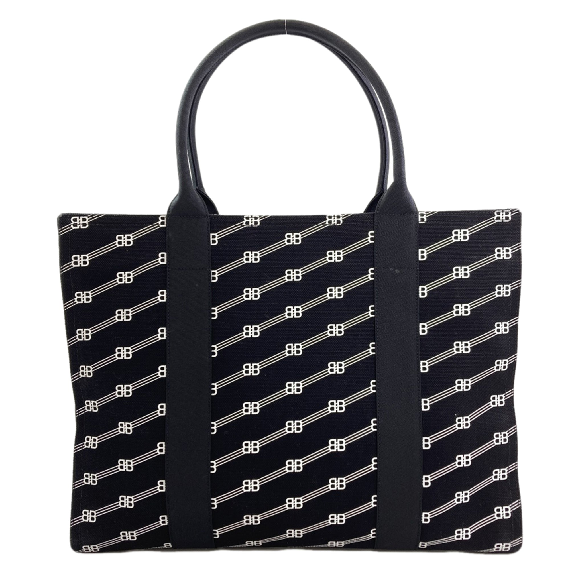 Balenciaga Black Canvas Tote