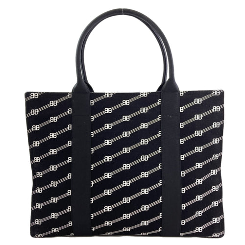 Balenciaga Black Canvas Tote