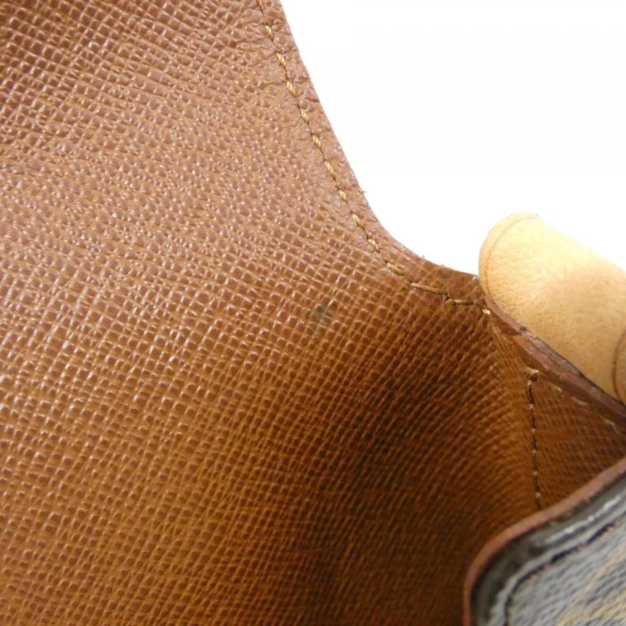 Louis Vuitton Brown Coated Canvas Shoulder Bag