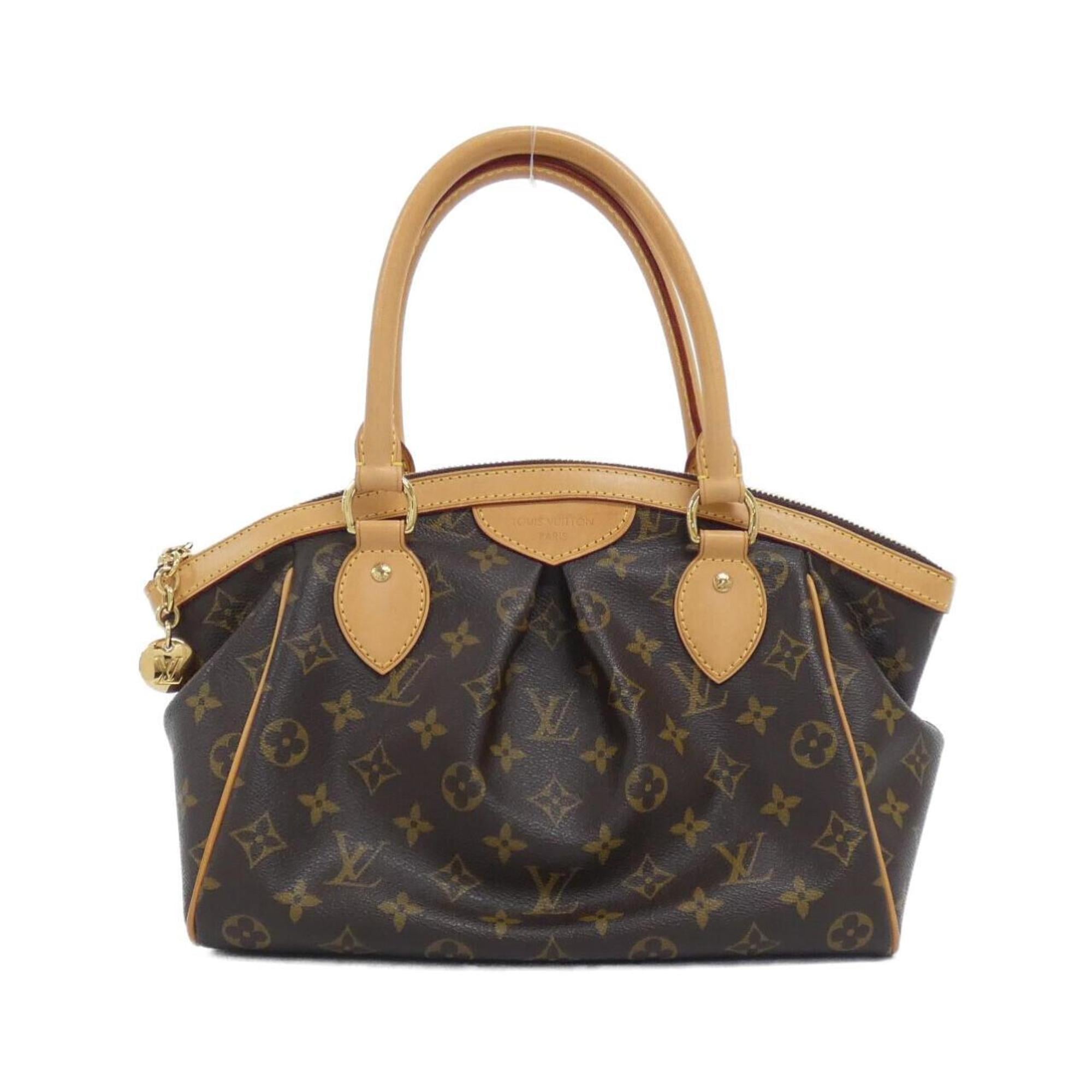 Louis Vuitton Marron Coated Canvas Handbag