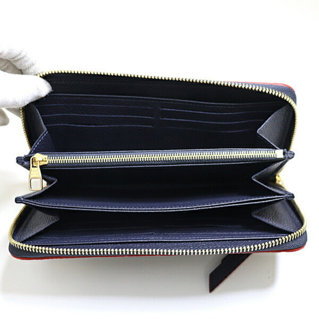 Louis Vuitton Marine Rouge Monogram Empreinte Long Wallet