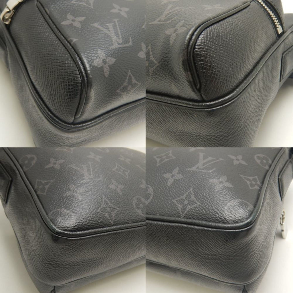 Louis Vuitton Taigarama Noir Pvc Leather Shoulder Bag