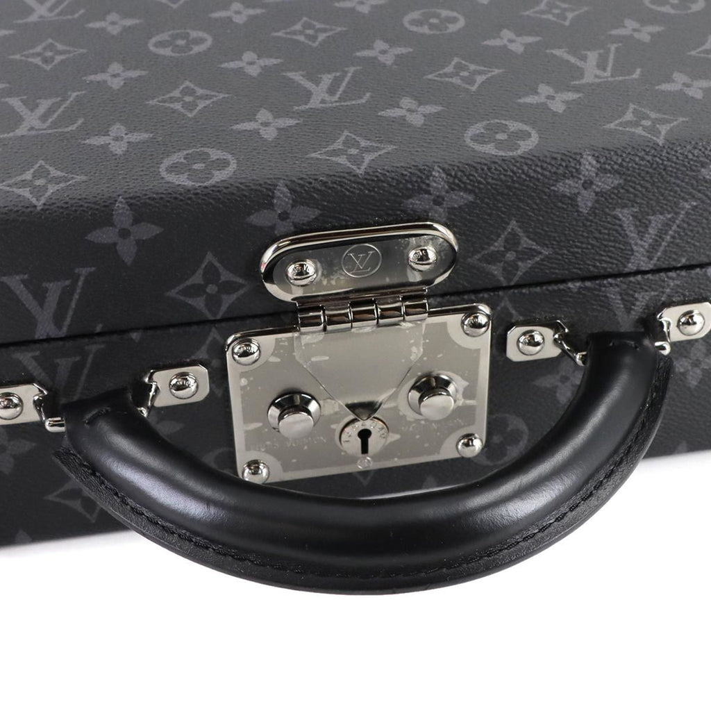 Louis Vuitton Black Monogram Eclipse Monogram Eclipse Attaché Case Briefcase Handbag