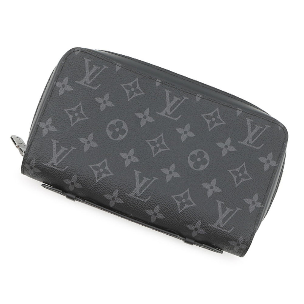 Louis Vuitton Monogram Eclipse Black Noir Monogram Eclipse Long Wallet