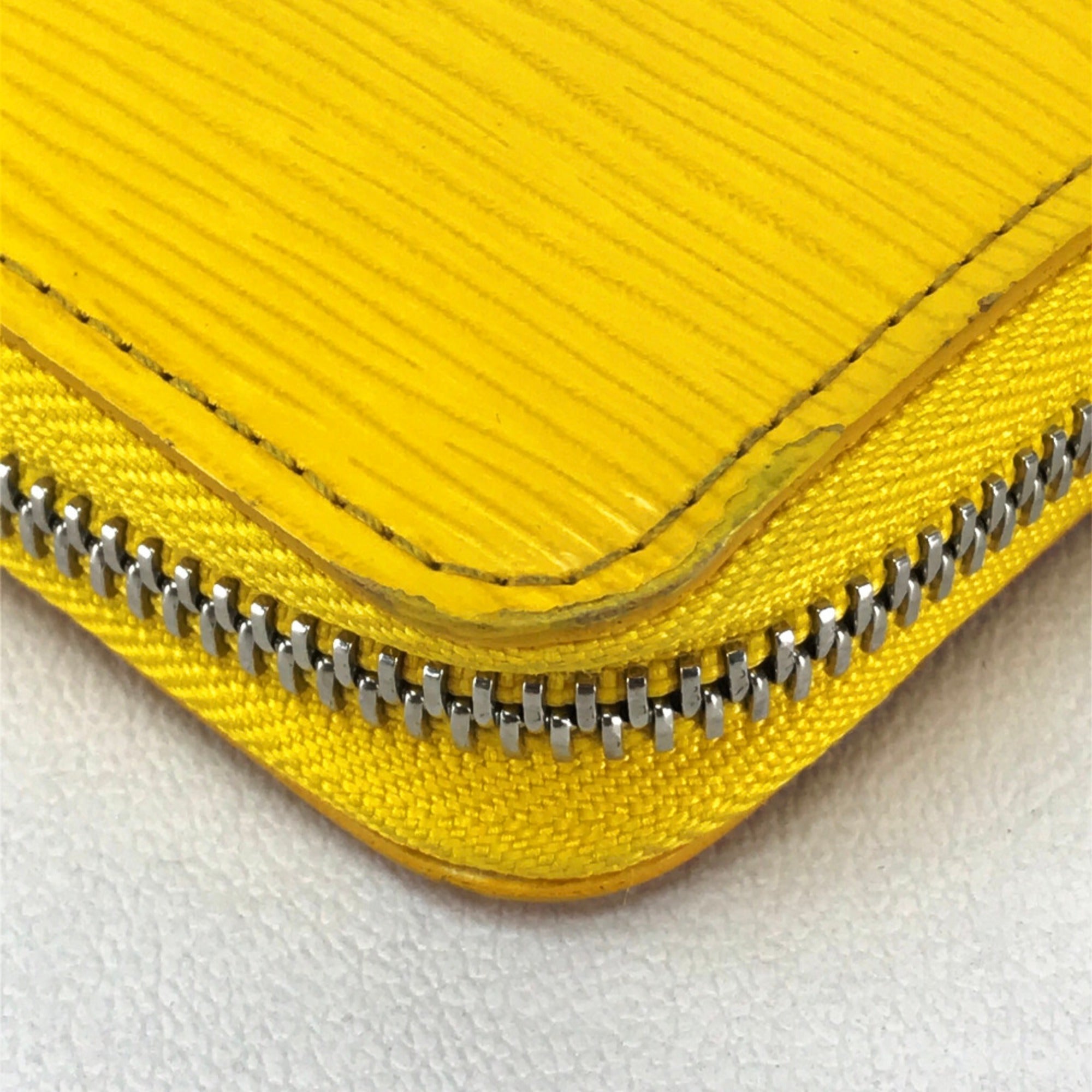Louis Vuitton Yellow Leather Long Wallet