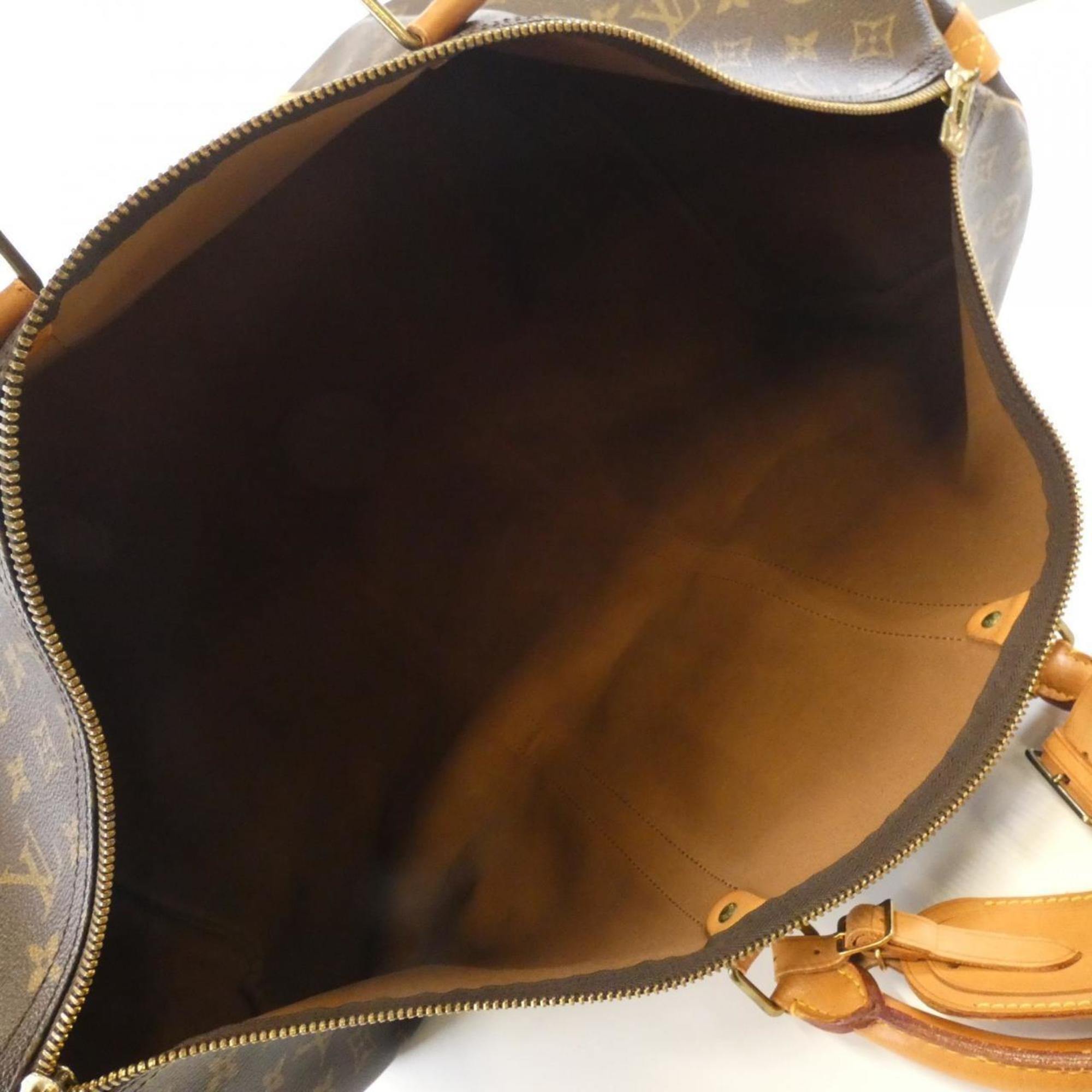 Louis Vuitton Monogram Marron Coated Canvas Boston Bag