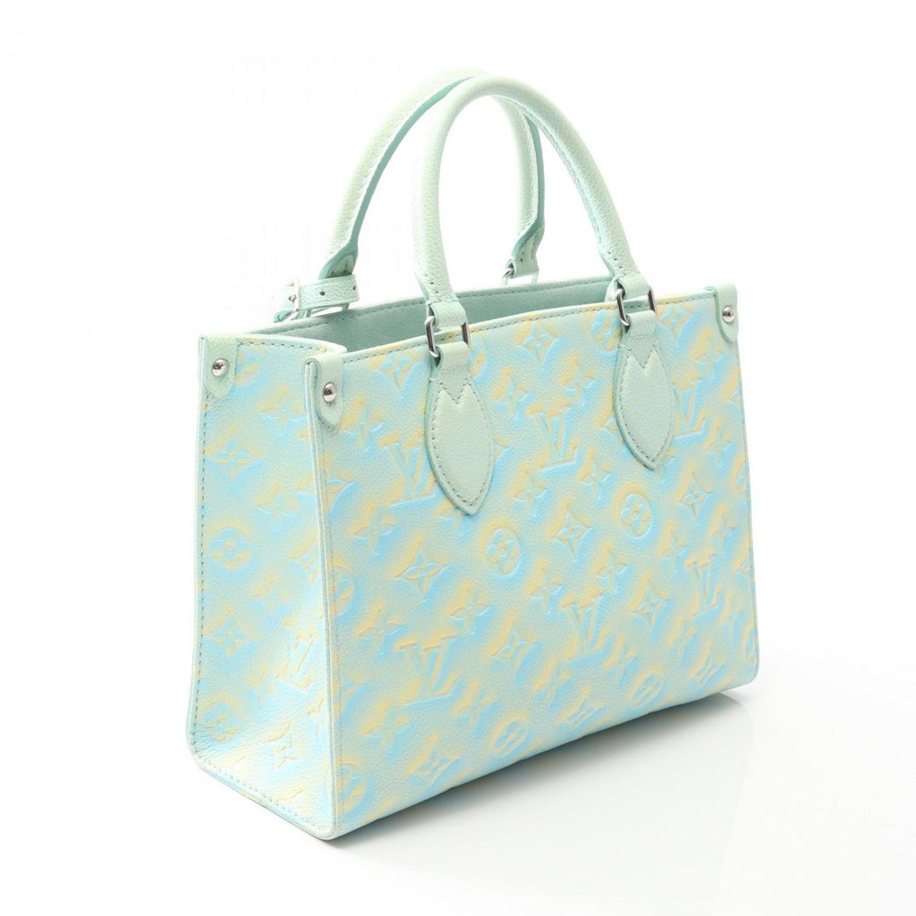 Louis Vuitton Blue Yellow Monogram Empreinte Handbag