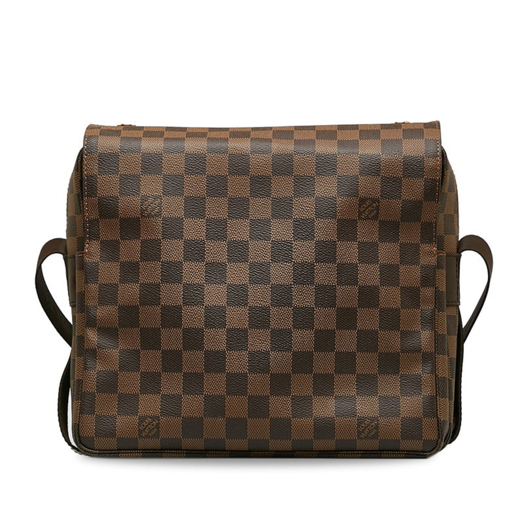 Louis Vuitton Brown Damier Canvas Pvc Leather Shoulder Bag