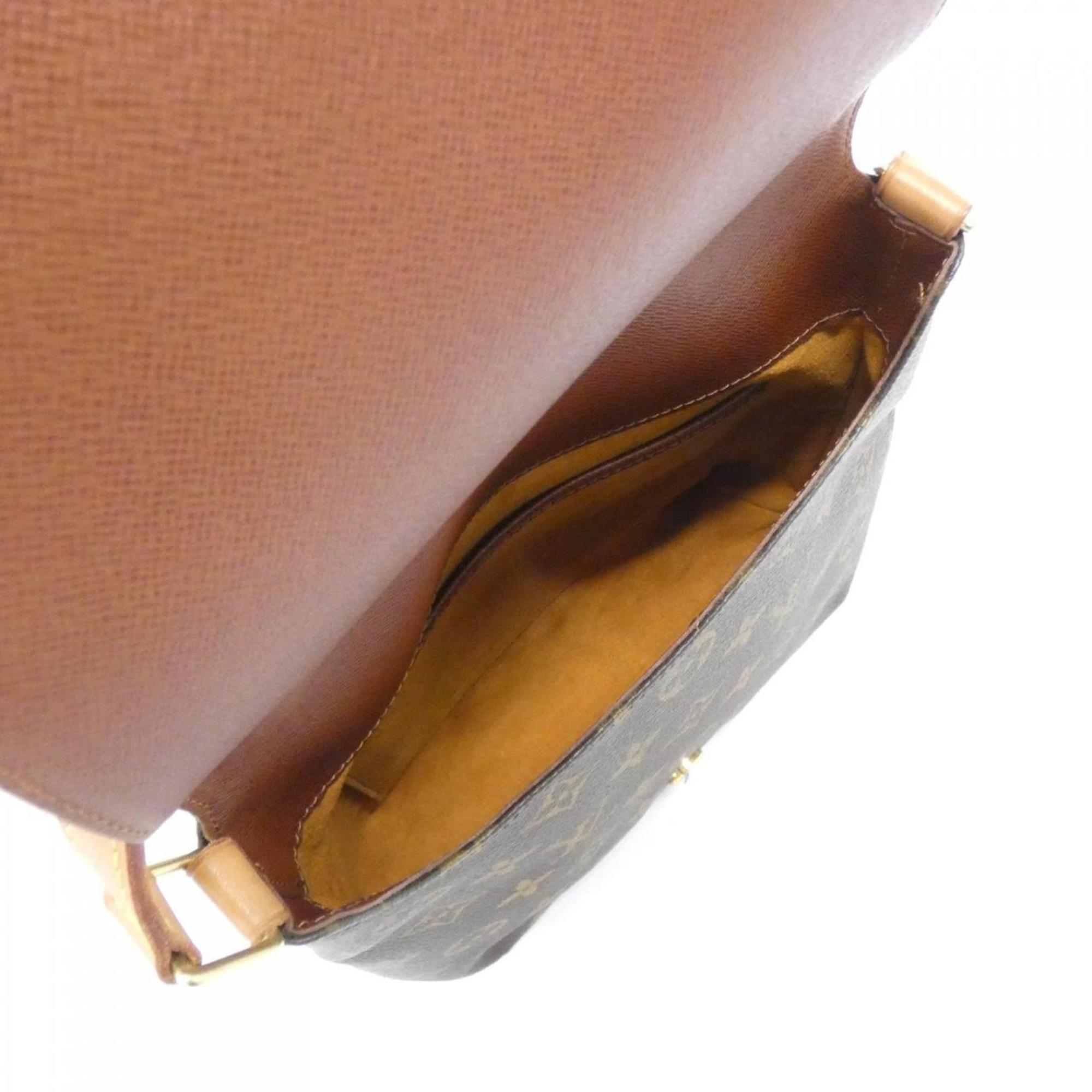 Louis Vuitton Monogram Marron Coated Canvas Shoulder Bag