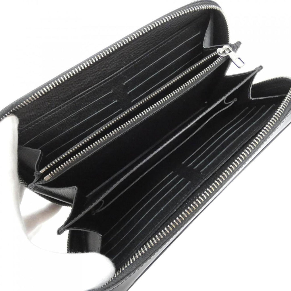 Louis Vuitton Black Coated Canvas Long Wallet