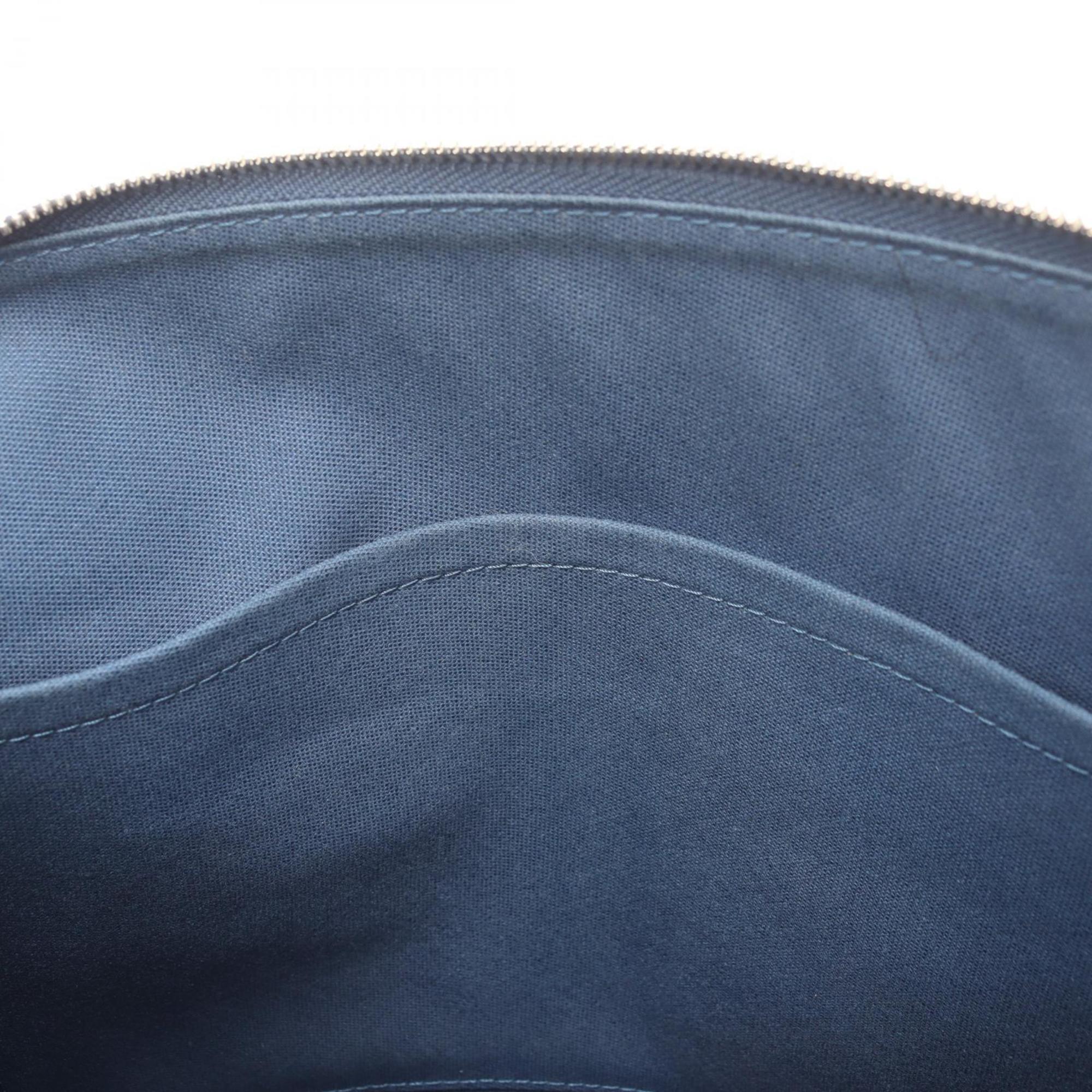 Louis Vuitton Navy Taiga Leather Leather Handbag Shoulder Bag
