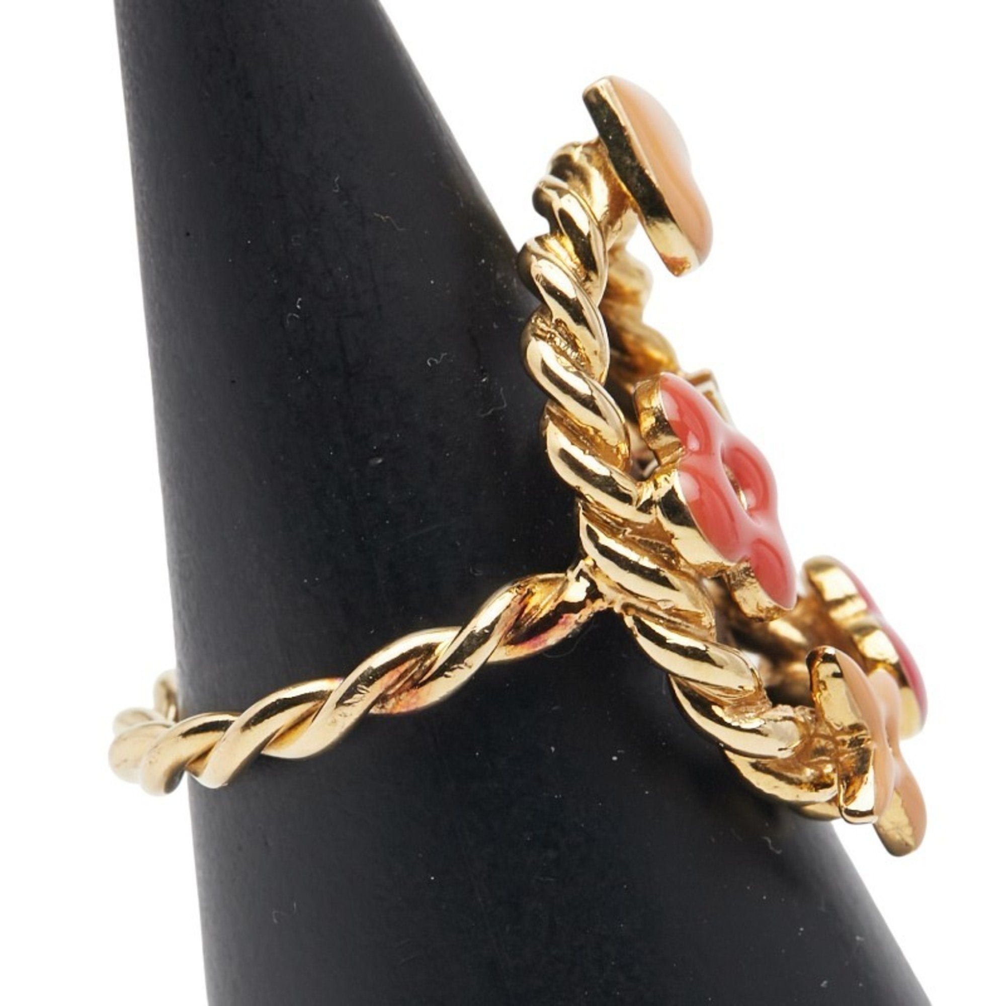 Louis Vuitton Gold Multi-Color Band Ring