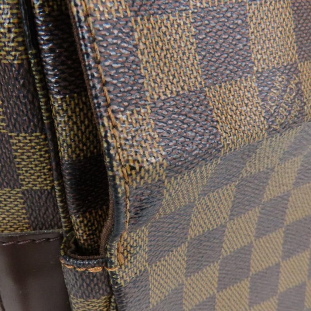 Louis Vuitton Brown Damier Canvas Ebene Damier Canvas Leather Shoulder Bag