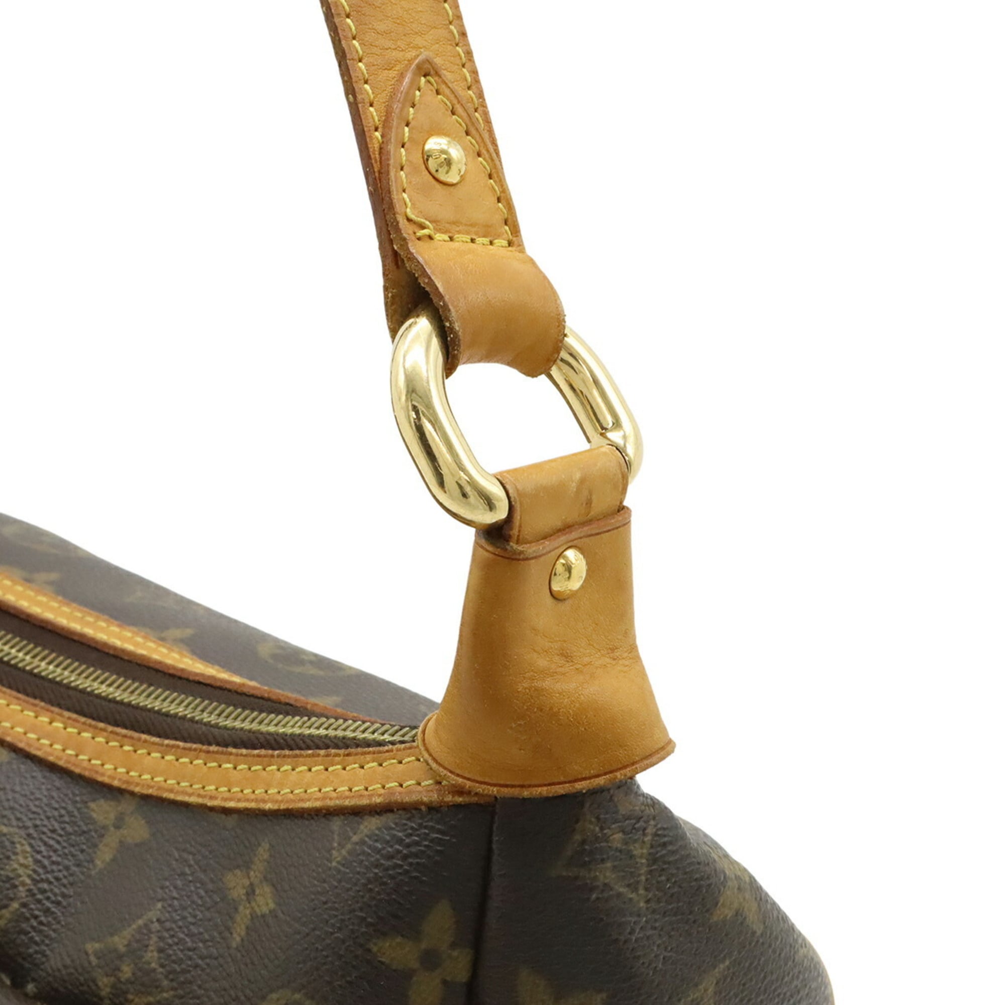 Louis Vuitton Brown Canvas Shoulder Bag