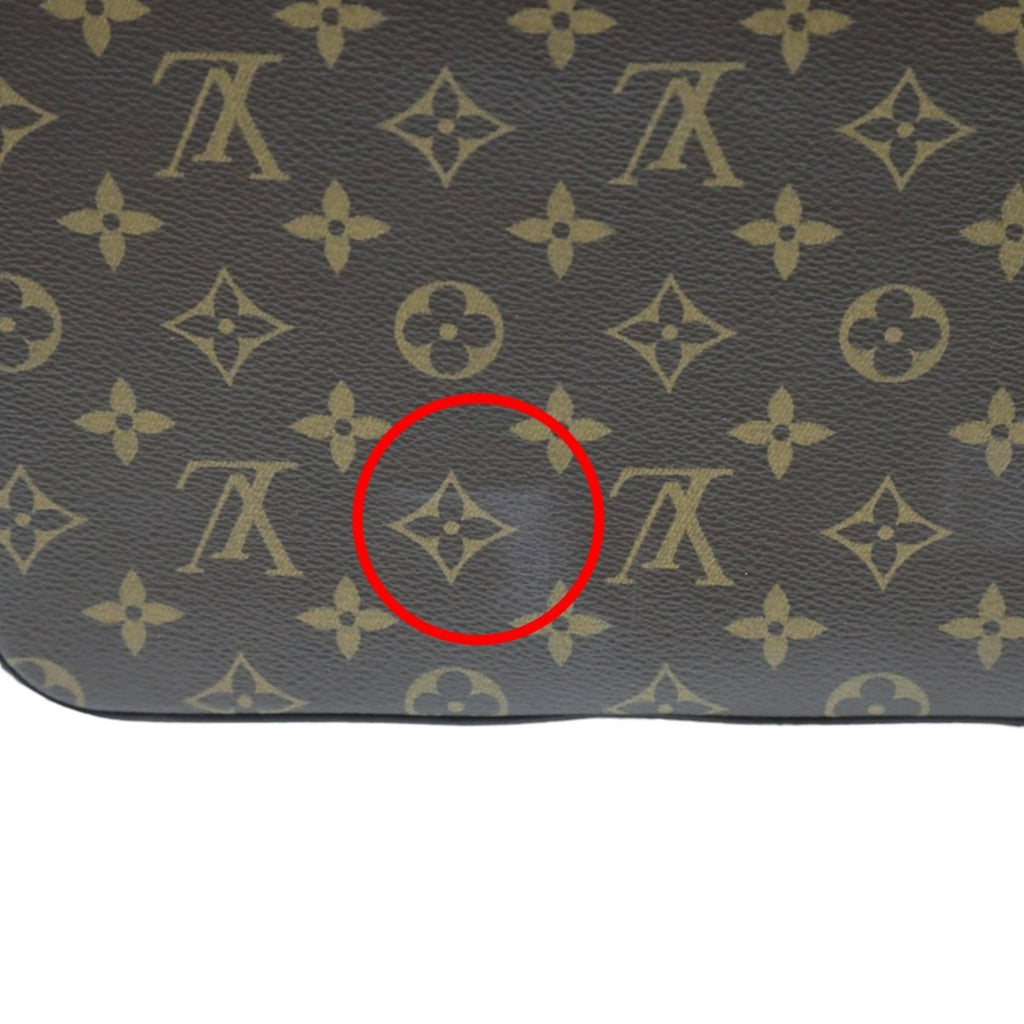 Louis Vuitton Brown Noir Monogram Canvas Shoulder Bag