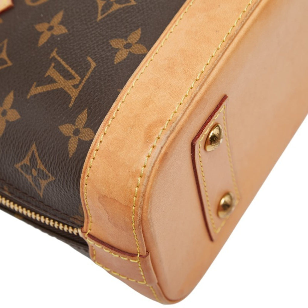 Louis Vuitton Monogram Brown Pvc Leather Handbag Shoulder Bag
