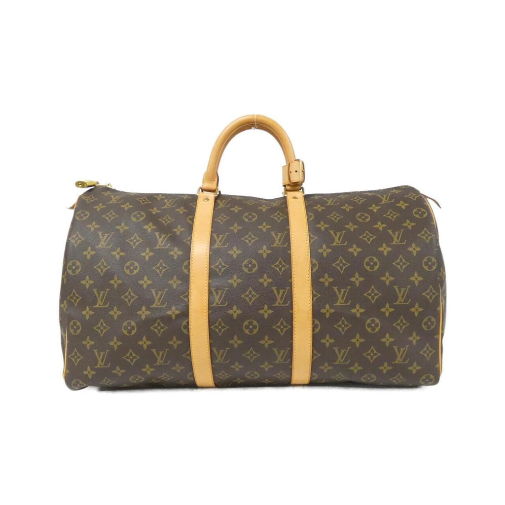 Louis Vuitton Brown Coated Canvas Boston Bag