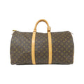 Louis Vuitton Brown Coated Canvas Boston Bag
