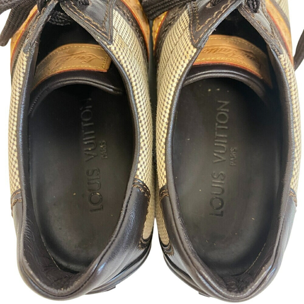 Louis Vuitton Beige Brown Sneakers