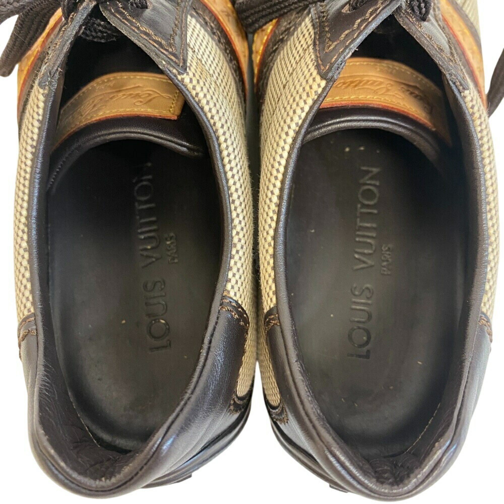 Louis Vuitton Beige Brown Sneakers