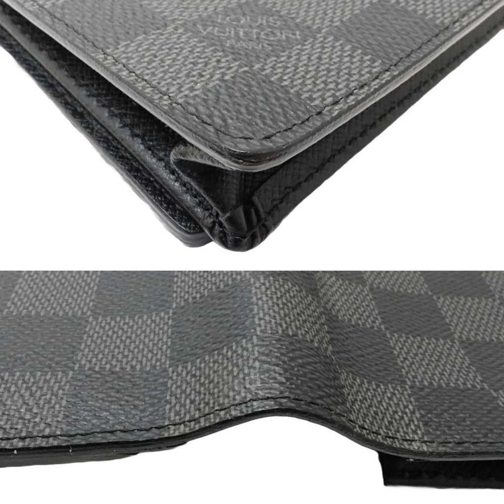 Louis Vuitton Black Canvas Coin Purse/Coin Case
