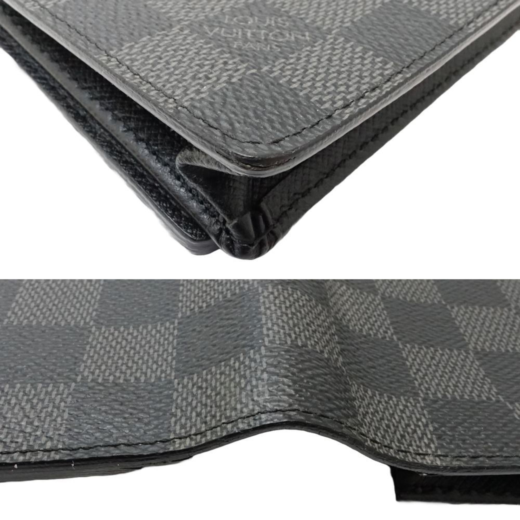 Louis Vuitton Black Canvas Coin Purse/Coin Case