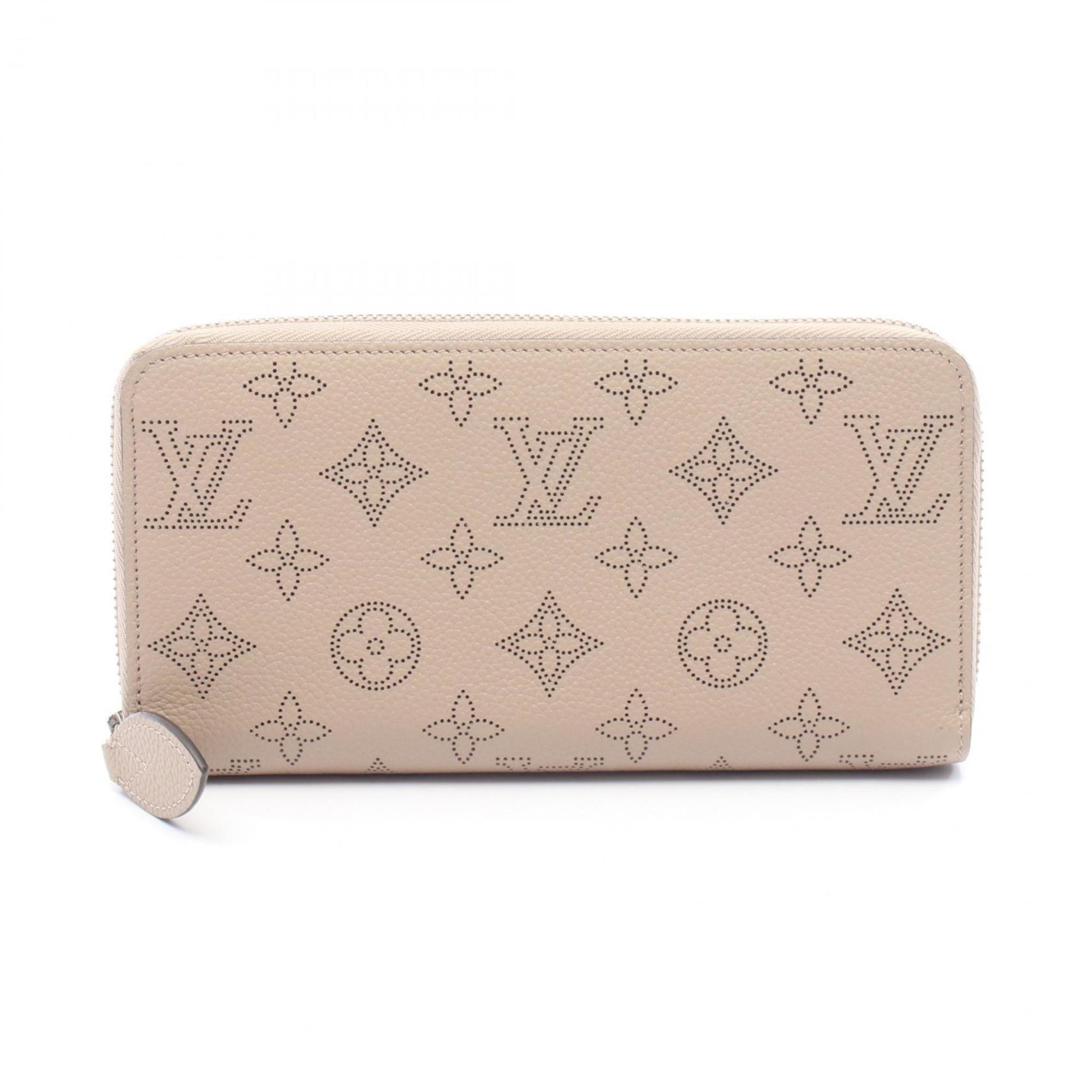 Louis Vuitton Beige Galle Mahina Leather Leather Long Wallet