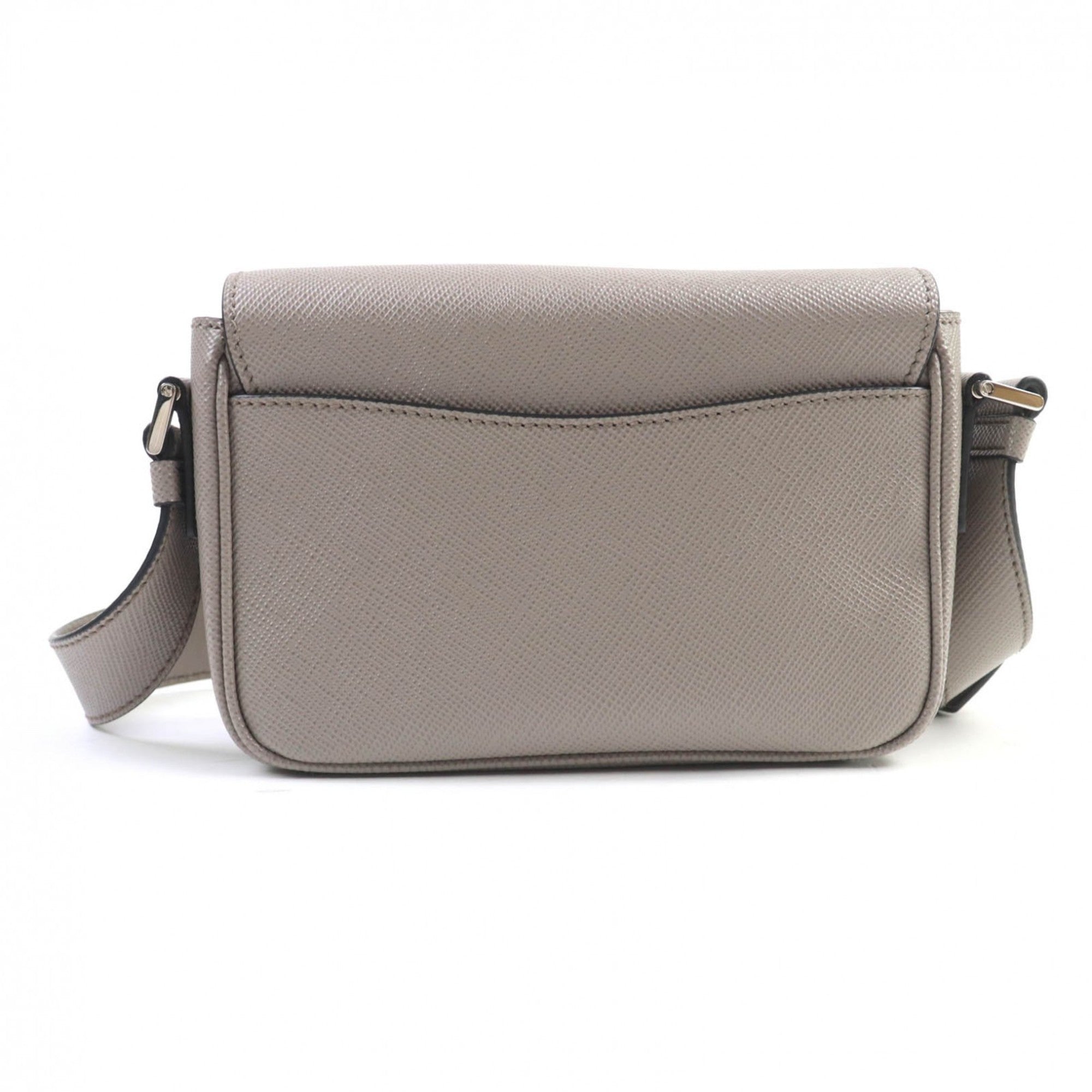 Prada Beige Leather Shoulder Bag