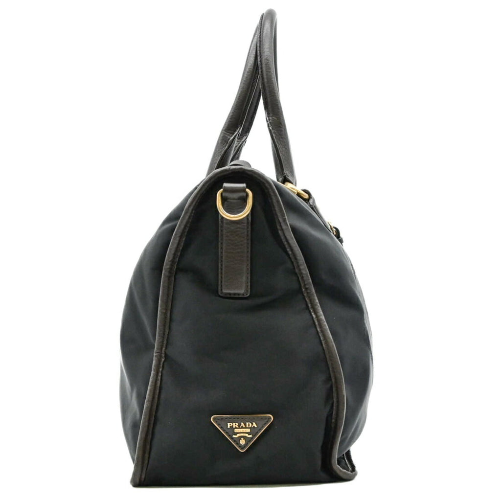 Prada Black Nylon Handbag Shoulder Bag