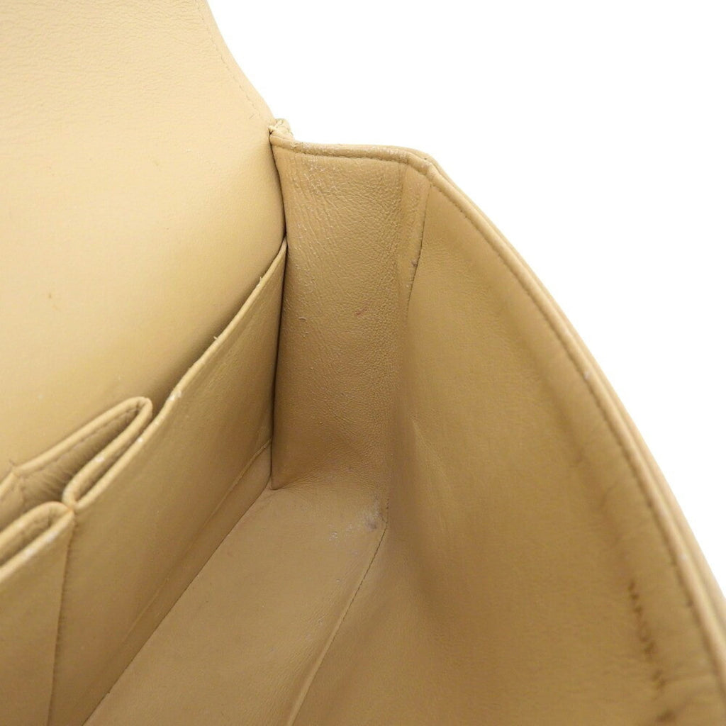 Chanel Beige Leather Shoulder Bag