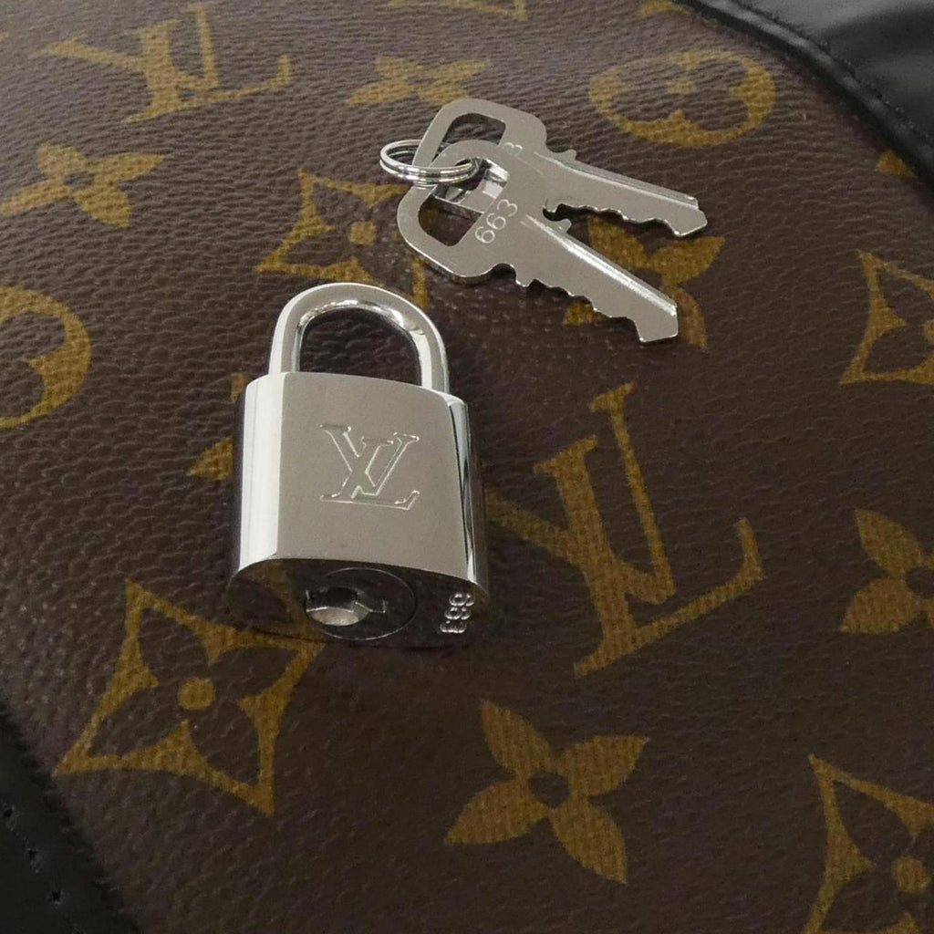 Louis Vuitton Marron Coated Canvas Boston Bag