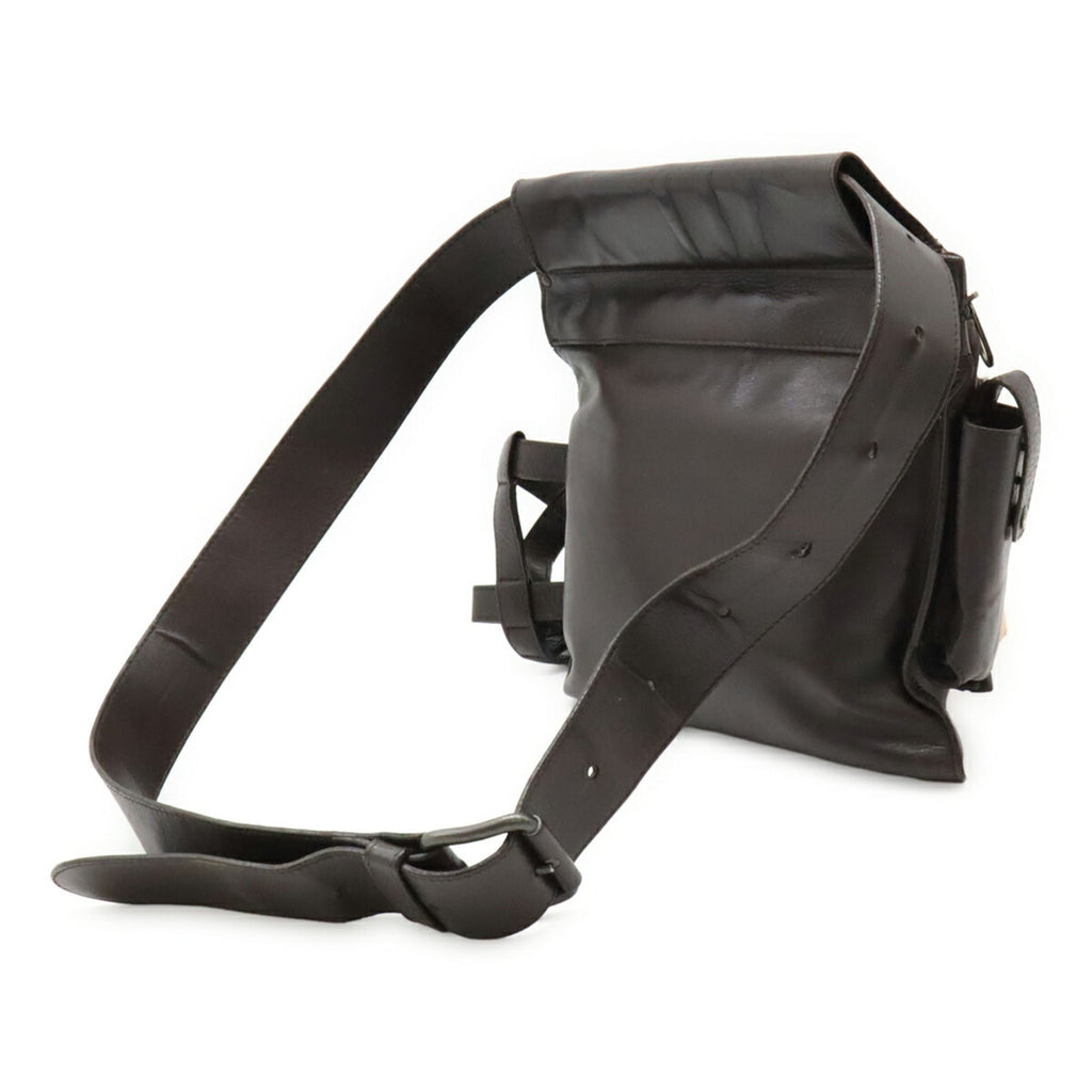Bottega Veneta Brown Dark Brown Intrecciato Fanny Pack