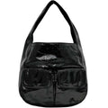 Prada Black Nero Patent Leather Handbag Tote Bag