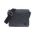 Louis Vuitton Black Coated Canvas Shoulder Bag